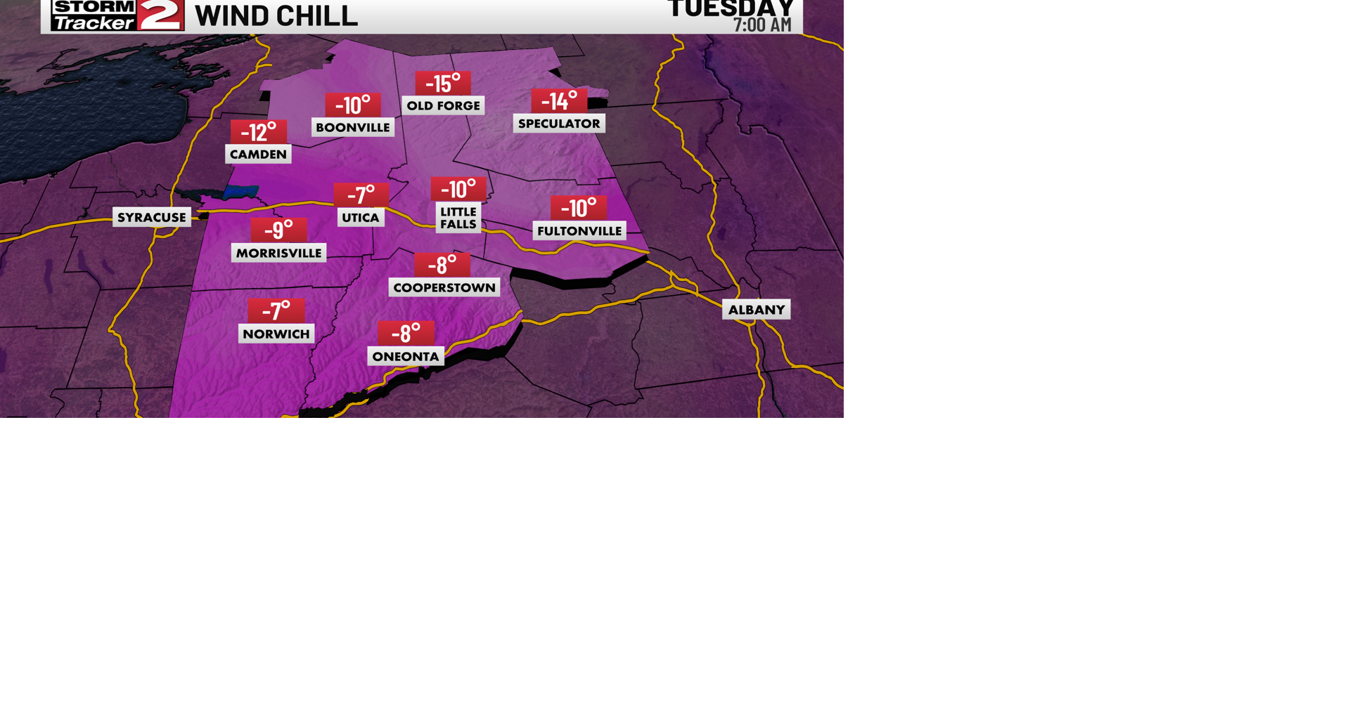 Cold, Windy Weather Returns Tuesday | Weather | wktv.com