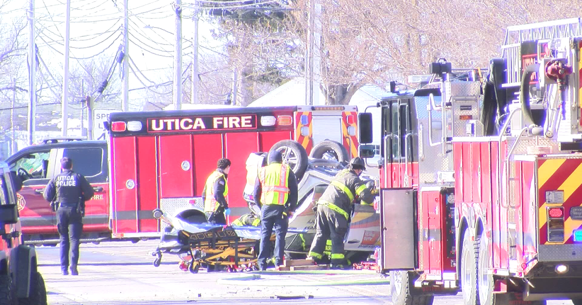 Vehicle Overturns in North Utica | Local | wktv.com – WKTV