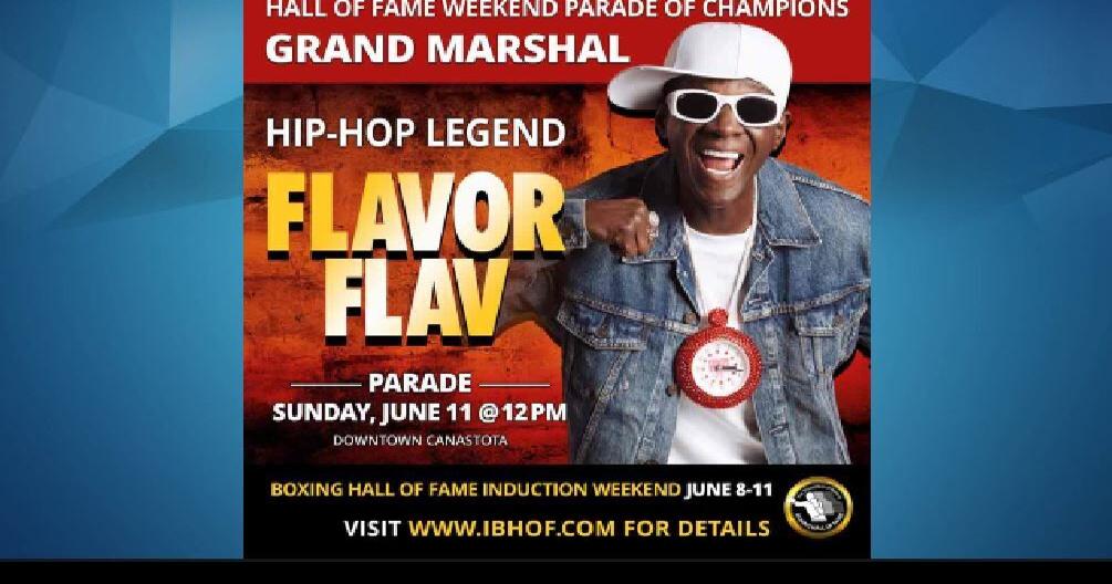 Flavor Flav to lead 2023 International Boxing Hall of Fame Parade