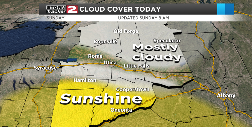 Decreasing clouds and windy this Sunday | Weather | wktv.com
