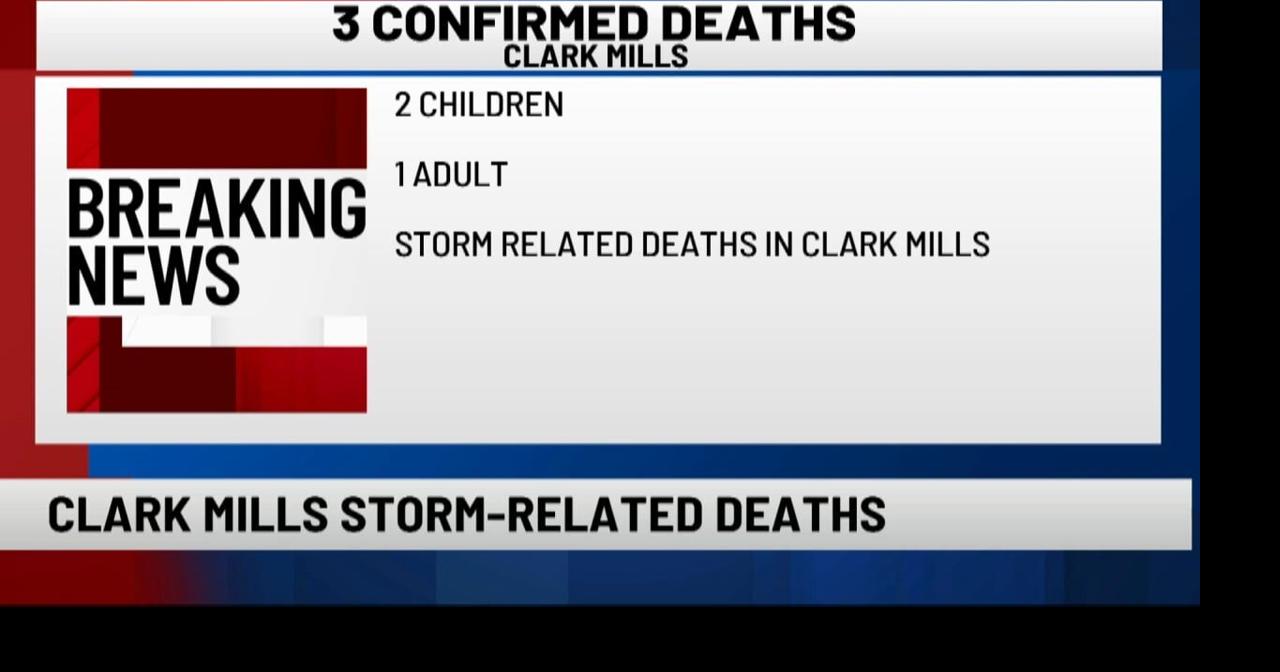 Two Children, One Adult Killed in Storm-Related Incidents in Clark Mills