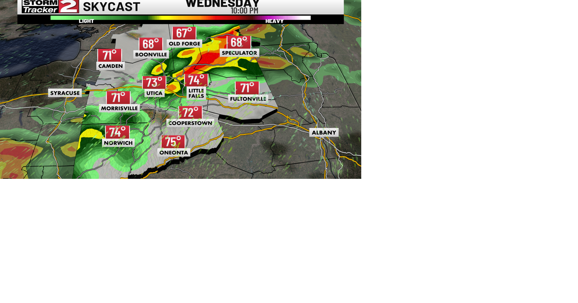 Rain Arrives This Afternoon, Storms After Sunset