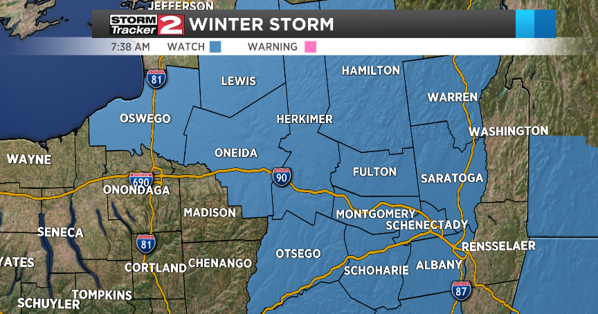 Winter storm watch issued for Monday-Tuesday | Weather | wktv.com