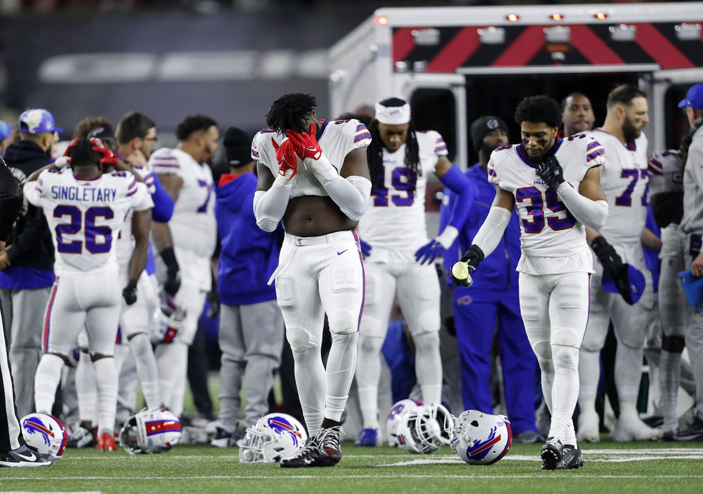 Damar Hamlin injury: Bills safety's family 'deeply moved' by