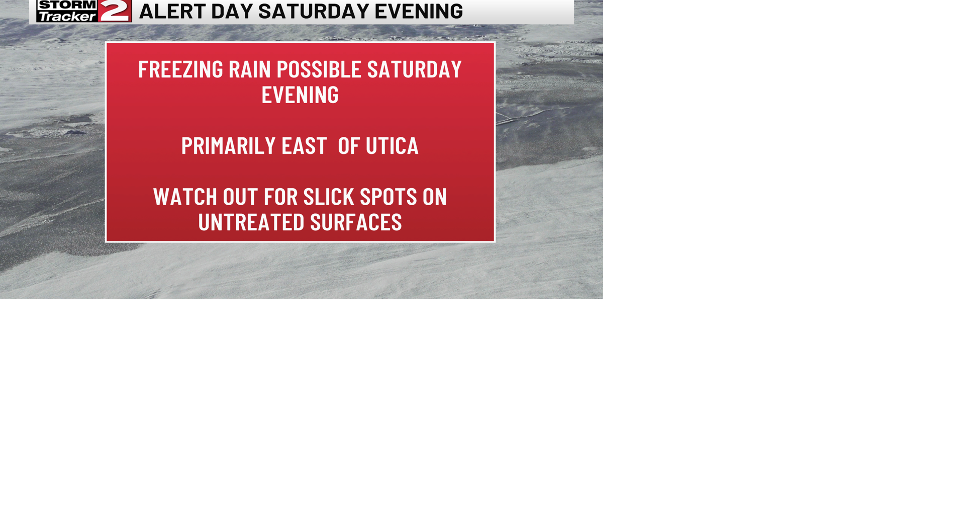 Calm Start To The Weekend, Wintry Mix Arrives This Evening | Weather ...