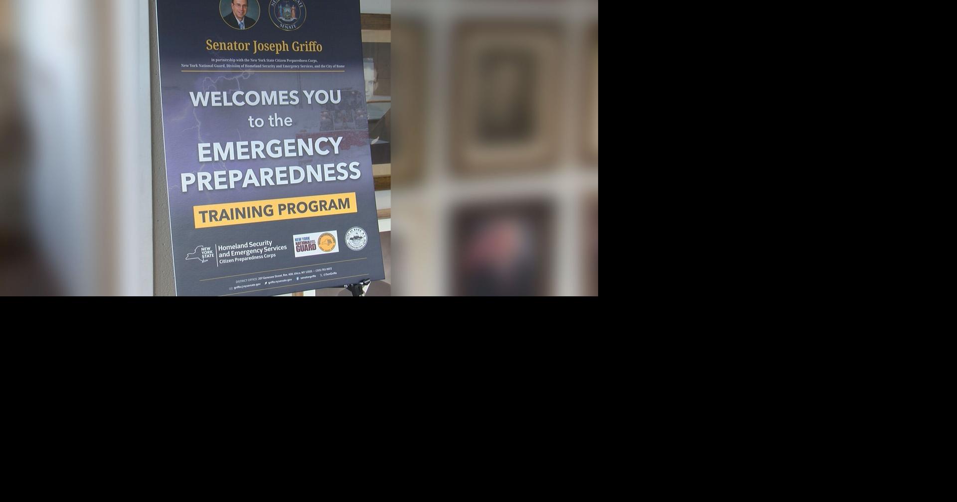 Senator Griffo Hosts Emergency Preparedness Training Program | News ...