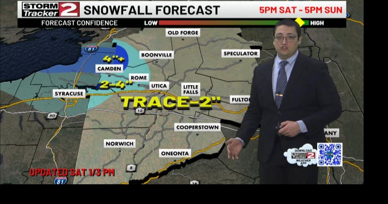 Tracking Light Snow From Both Lake Effect And A Weak Clipper System ...