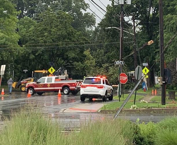 Yesterday's Storms in Cooperstown Knocked Down Trees and Powerlines