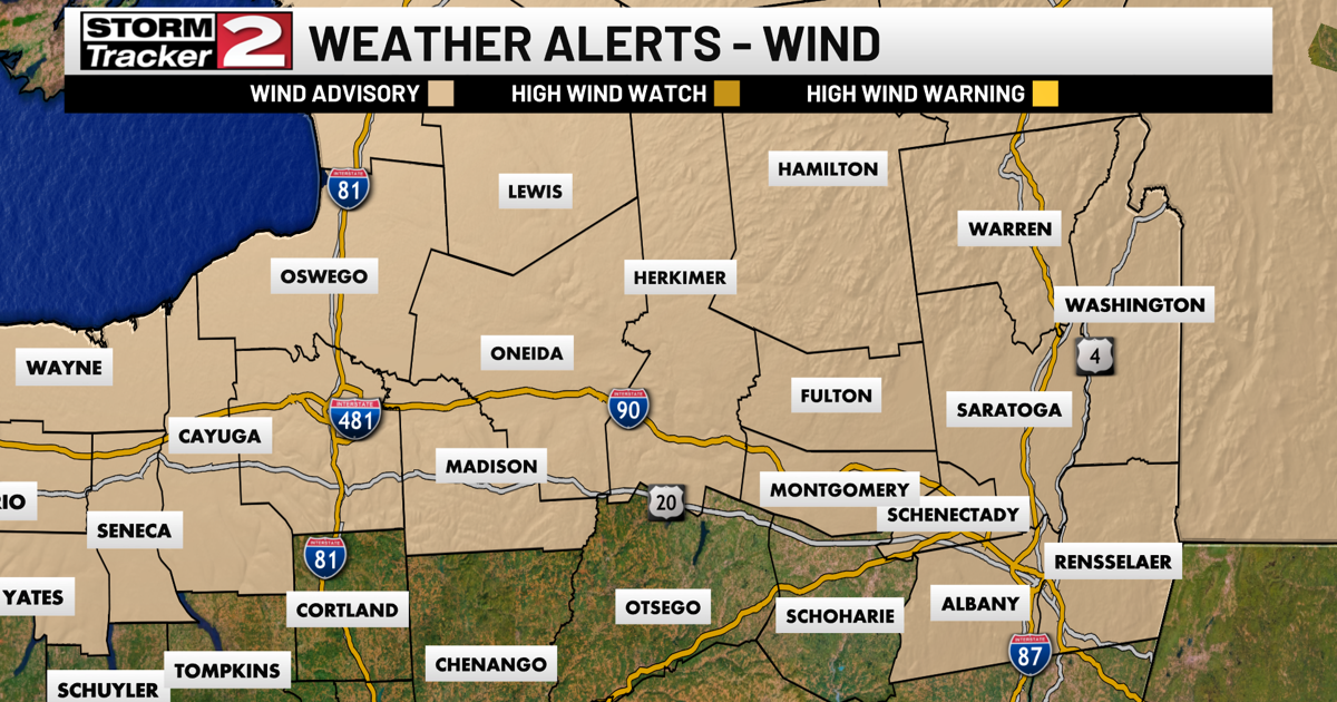 Turning Windy and Cooler