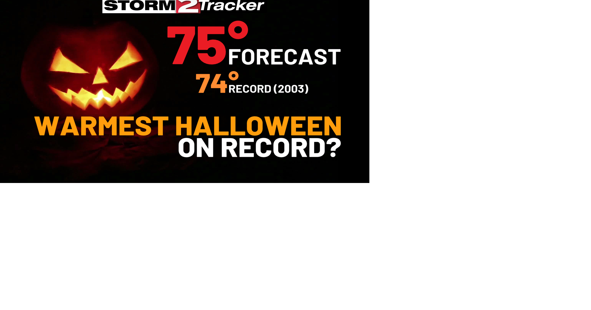 Record Warmth Possible for Halloween | Weather | wktv.com
