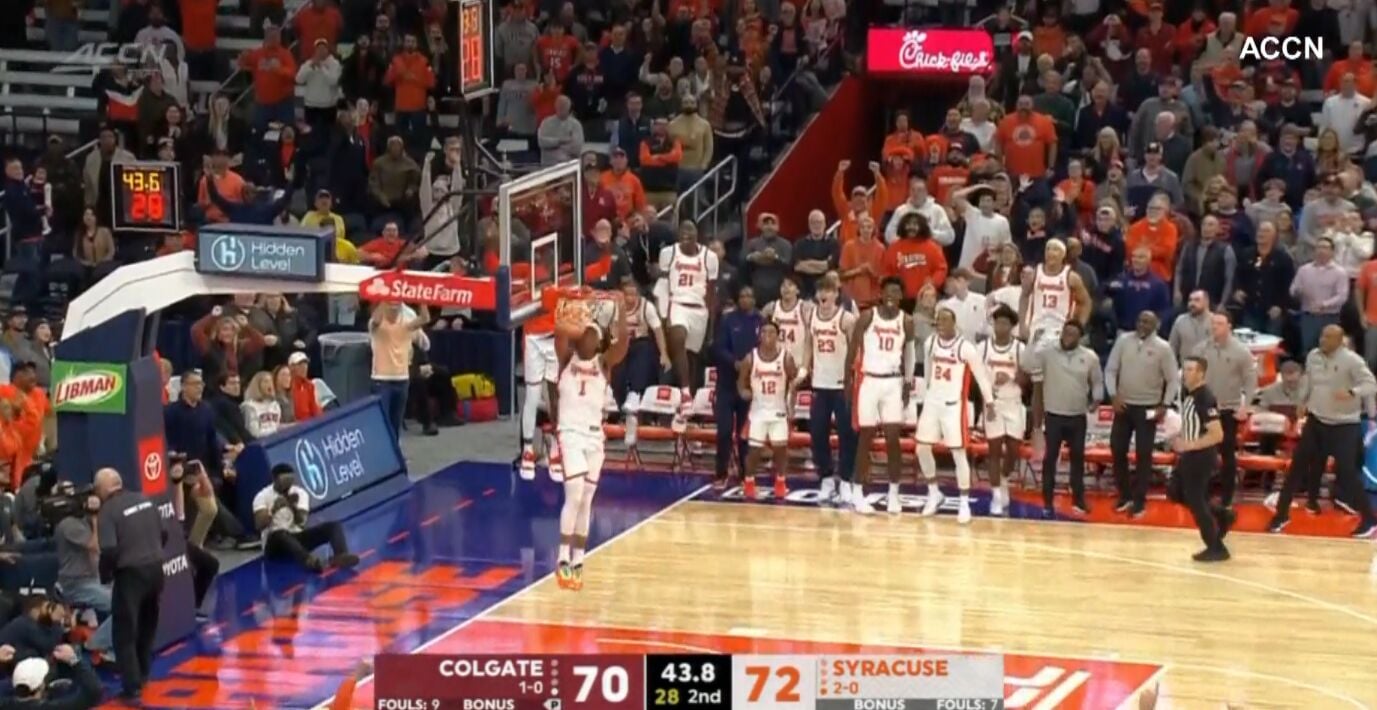 Syracuse Rallies For Big Comeback To Deny Colgate Third Straight Win ...