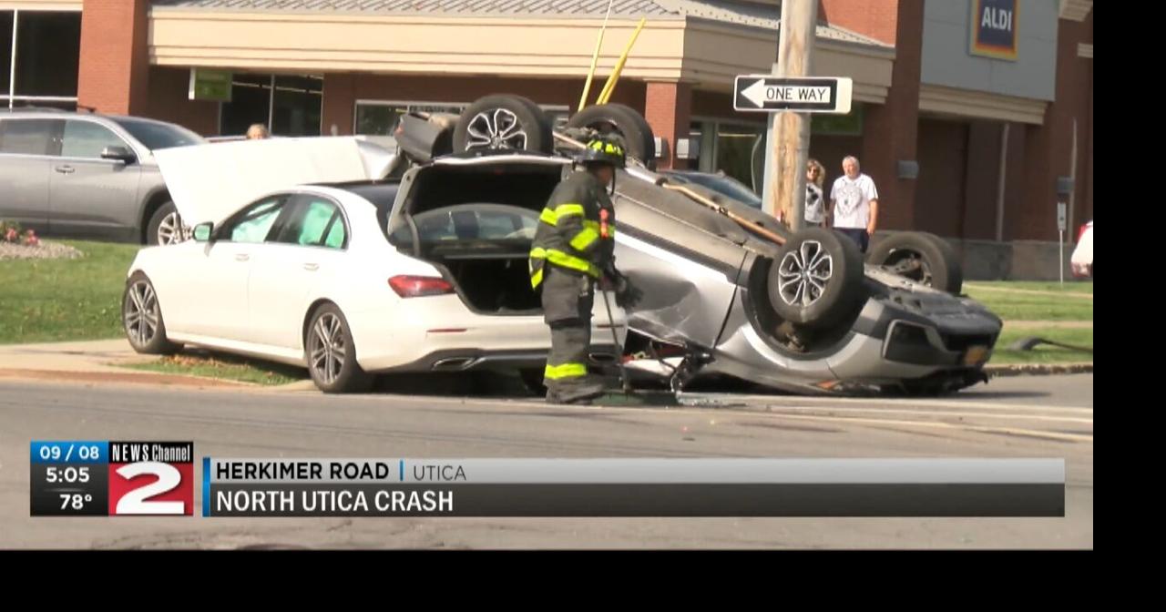 Police Investigating 2-Car Crash on Friday Afternoon in N. Utica