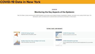 New York launches online hub for state COVID-19 data