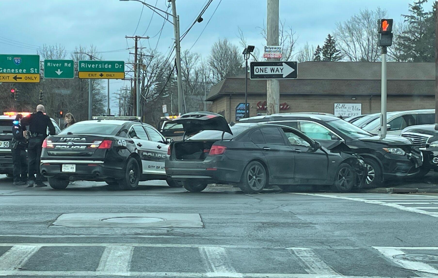 Two vehicles crash at North Utica intersection Local