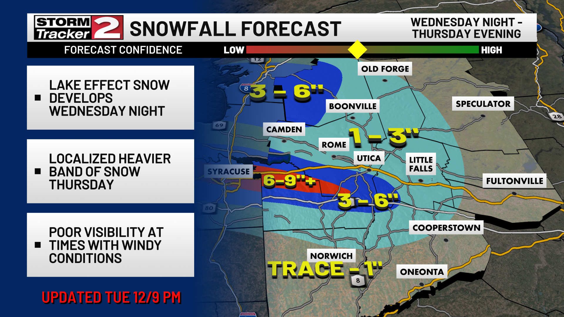 Widespread Snow This Wednesday | Top Stories | wktv.com