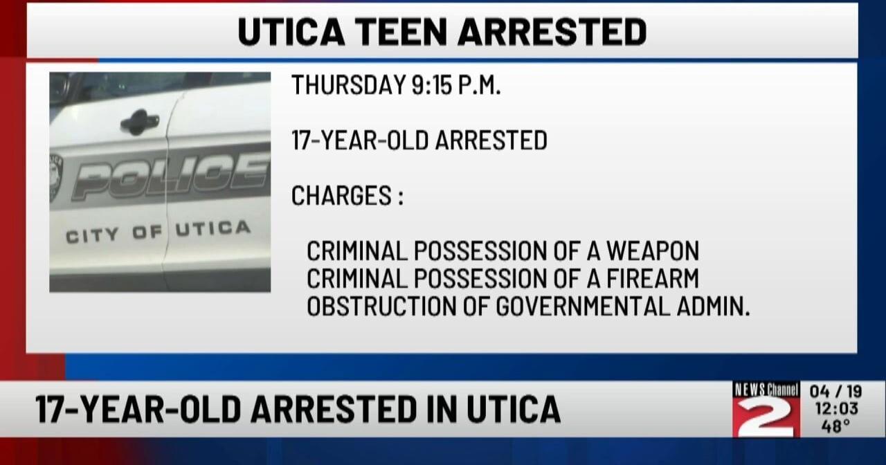 17-Year-Old Arrested in Utica for Possession of Ghost Gun - Vimarsana News