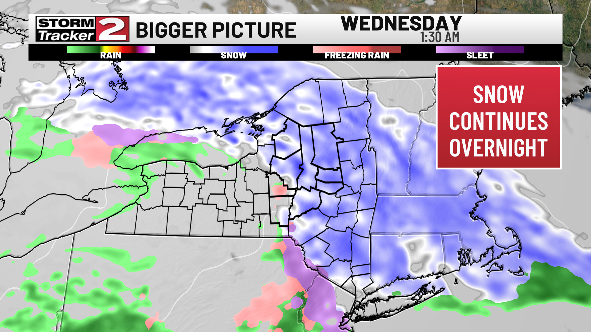 Tuesday Forecast: Snow And Wintry Mix Develops This Afternoon / Tonight ...