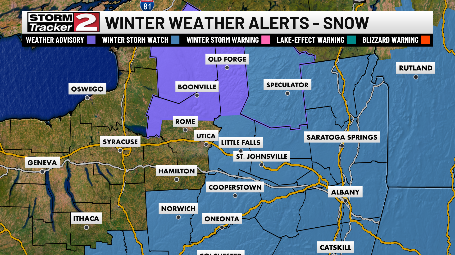 Cold, Chilly Start To The Week, Widespread Snow Arrives Monday Night ...