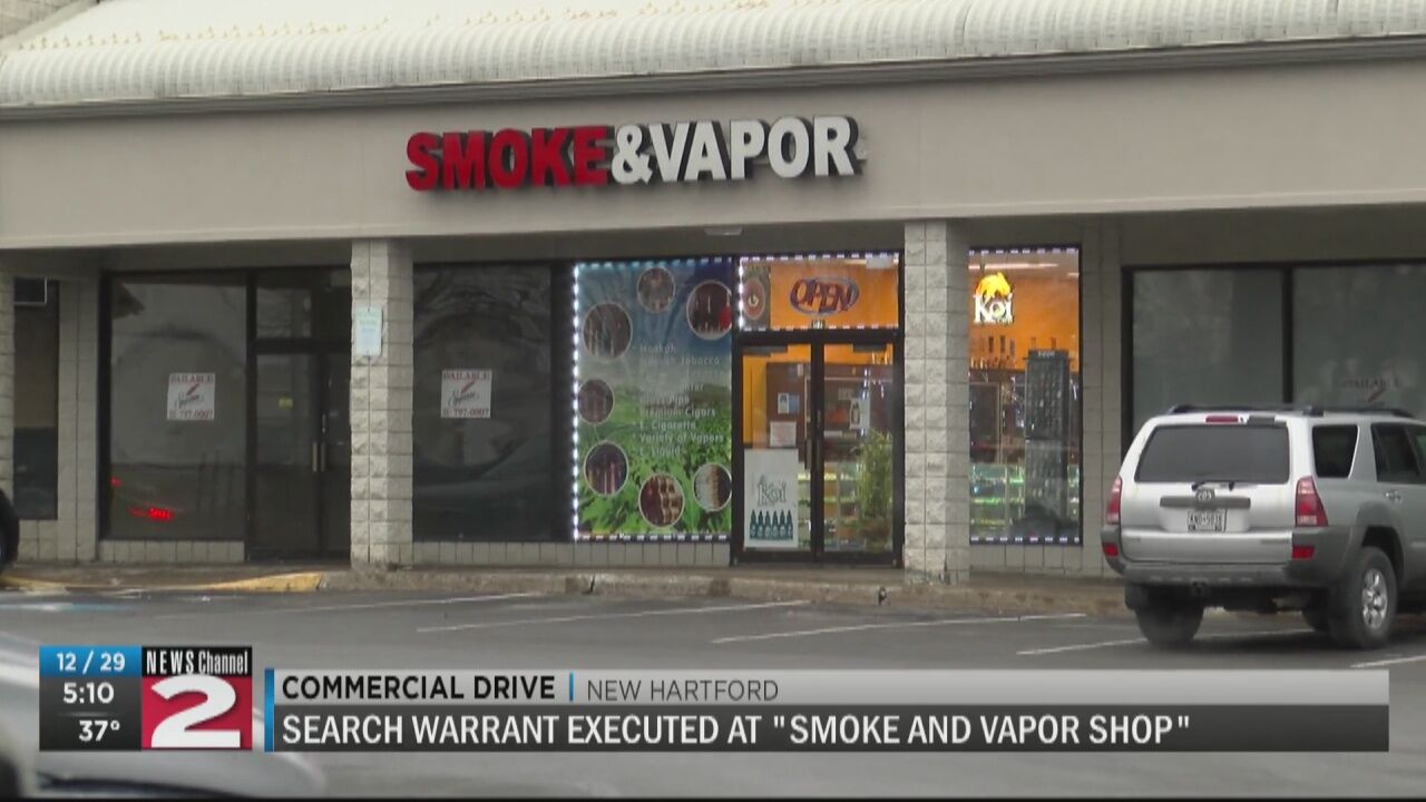 Items seized from New Hartford smoke shop linked to BOCES vaping incident |  Archive | wktv.com