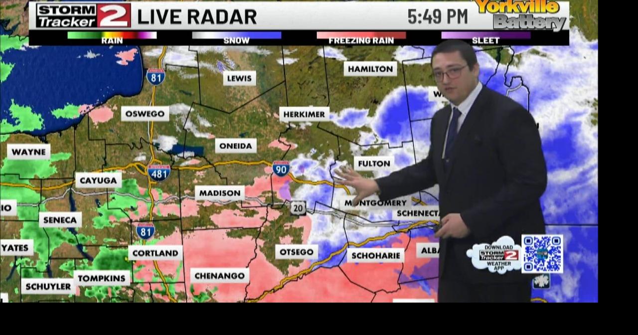 Tracking A True Wintry Mix Tonight Of Snow, Sleet And Freezing Rain ...
