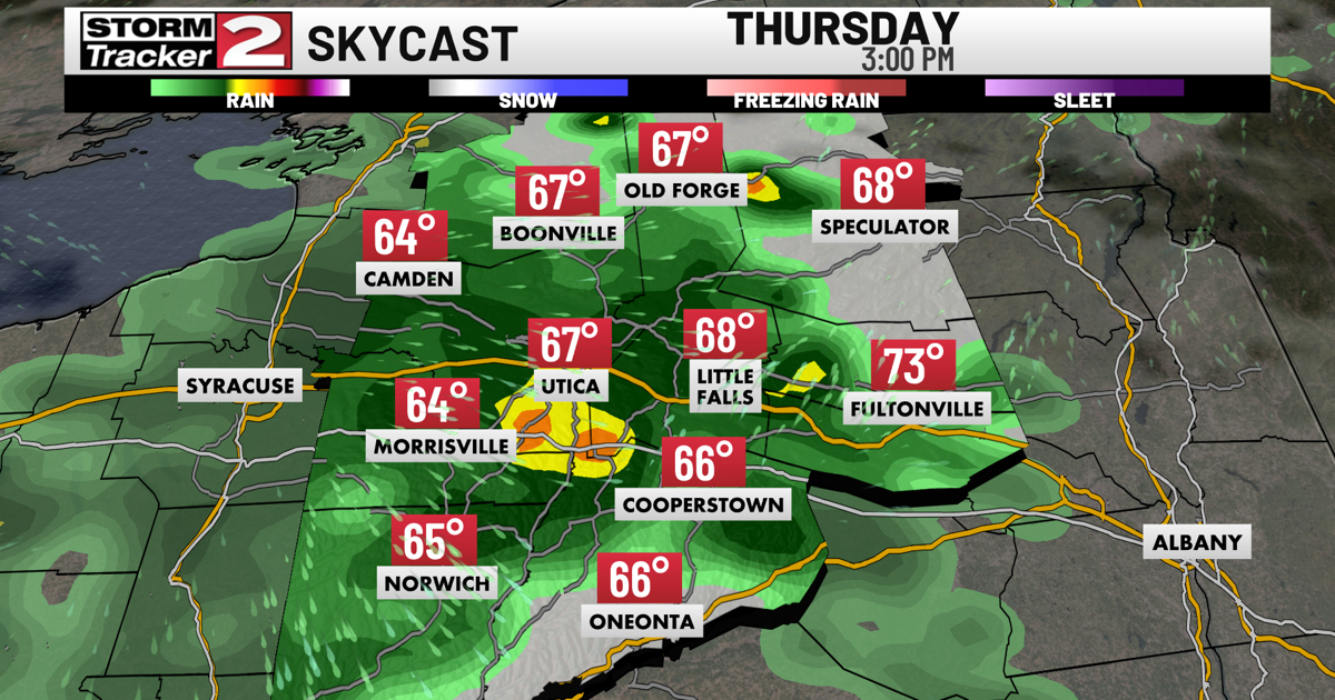 Quiet Start Today With Afternoon Rain