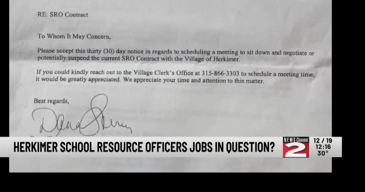 Herkimer School Resource Officers Jobs in Question Video