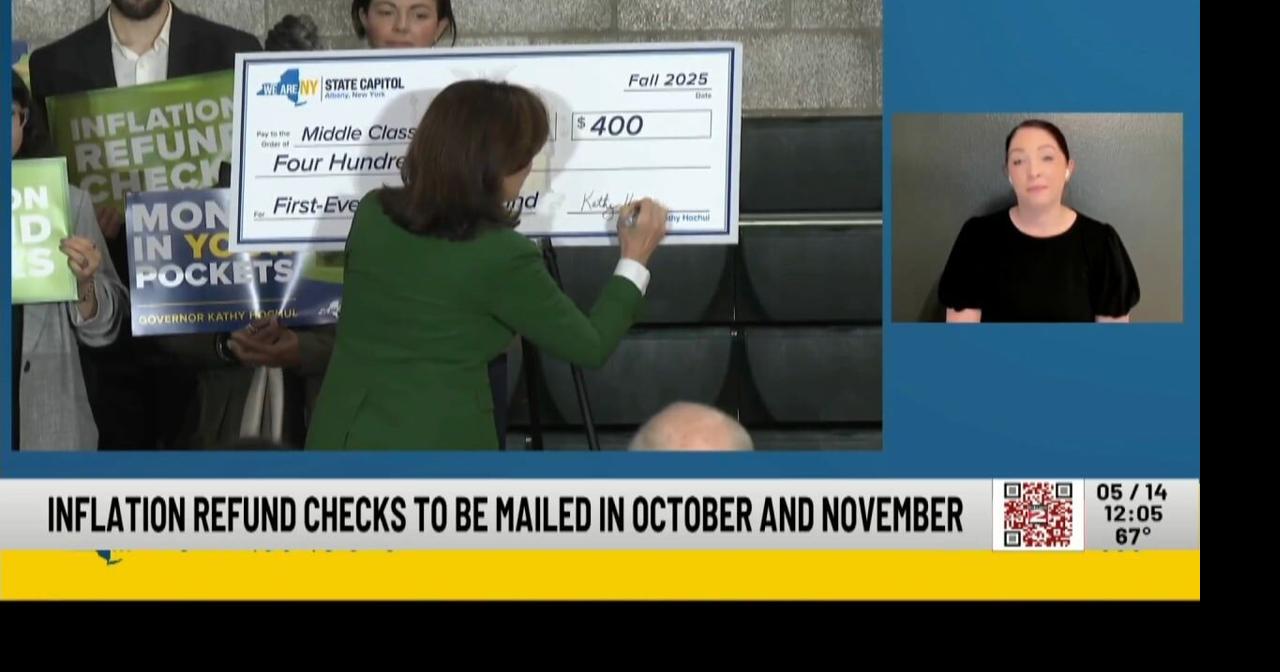 When Will New Yorkers See Inflation Refund Checks? | Video | wktv.com