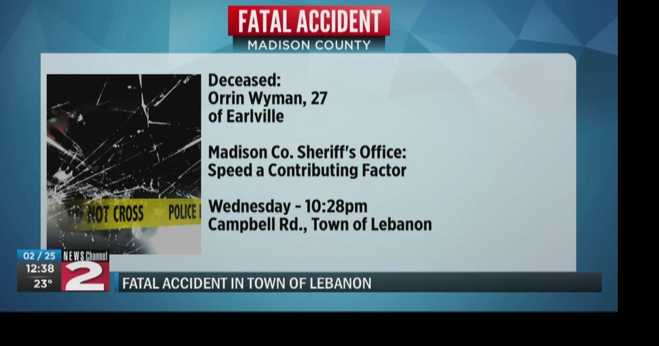 Madison County man dies in one-car crash | News | wktv.com