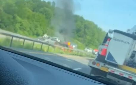 Three Injured In Two-car Fiery Crash On Route 49 In Floyd | Local ...