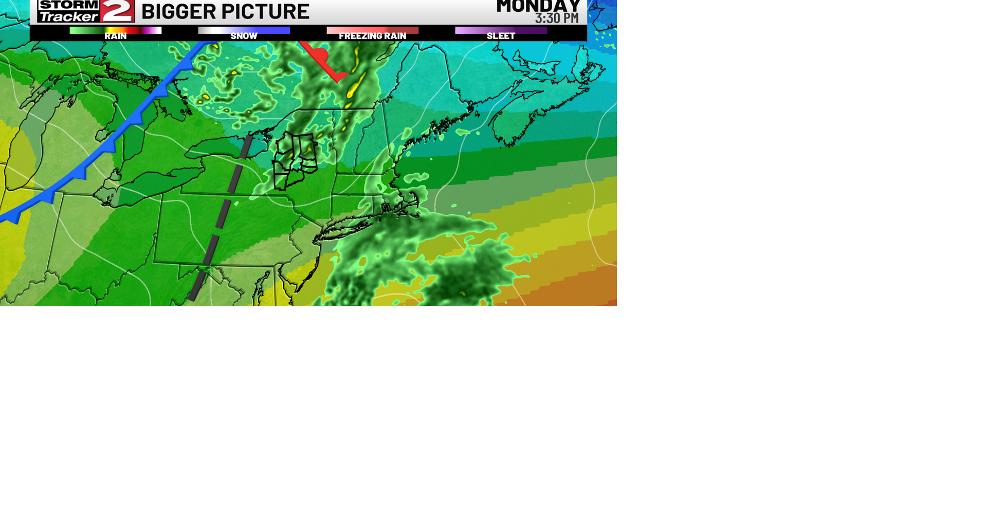 Dry Start To The Week, Showery And Breezy Conditions Return Monday ...
