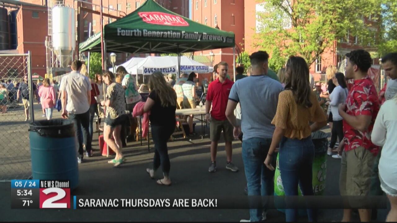 Saranac Thursday's, Saranac Brewery, Utica