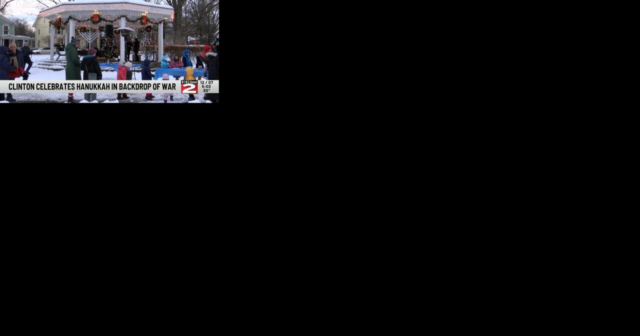 Clinton Menorah Lighting, Against Backdrop of War Between Israel and Hamas - Vimarsana News