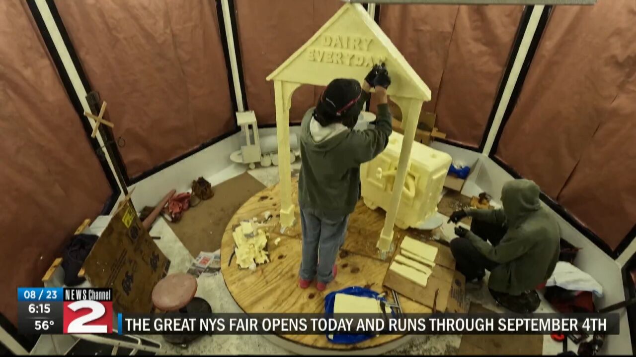 Buttery Blockbuster: 55th New York State Fair Butter Sculpture