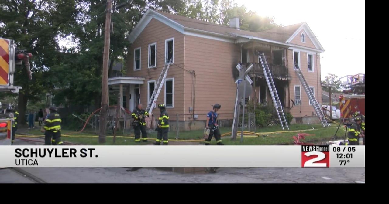 Utica House Fire Displaces 8 Residents, Pets Rescued