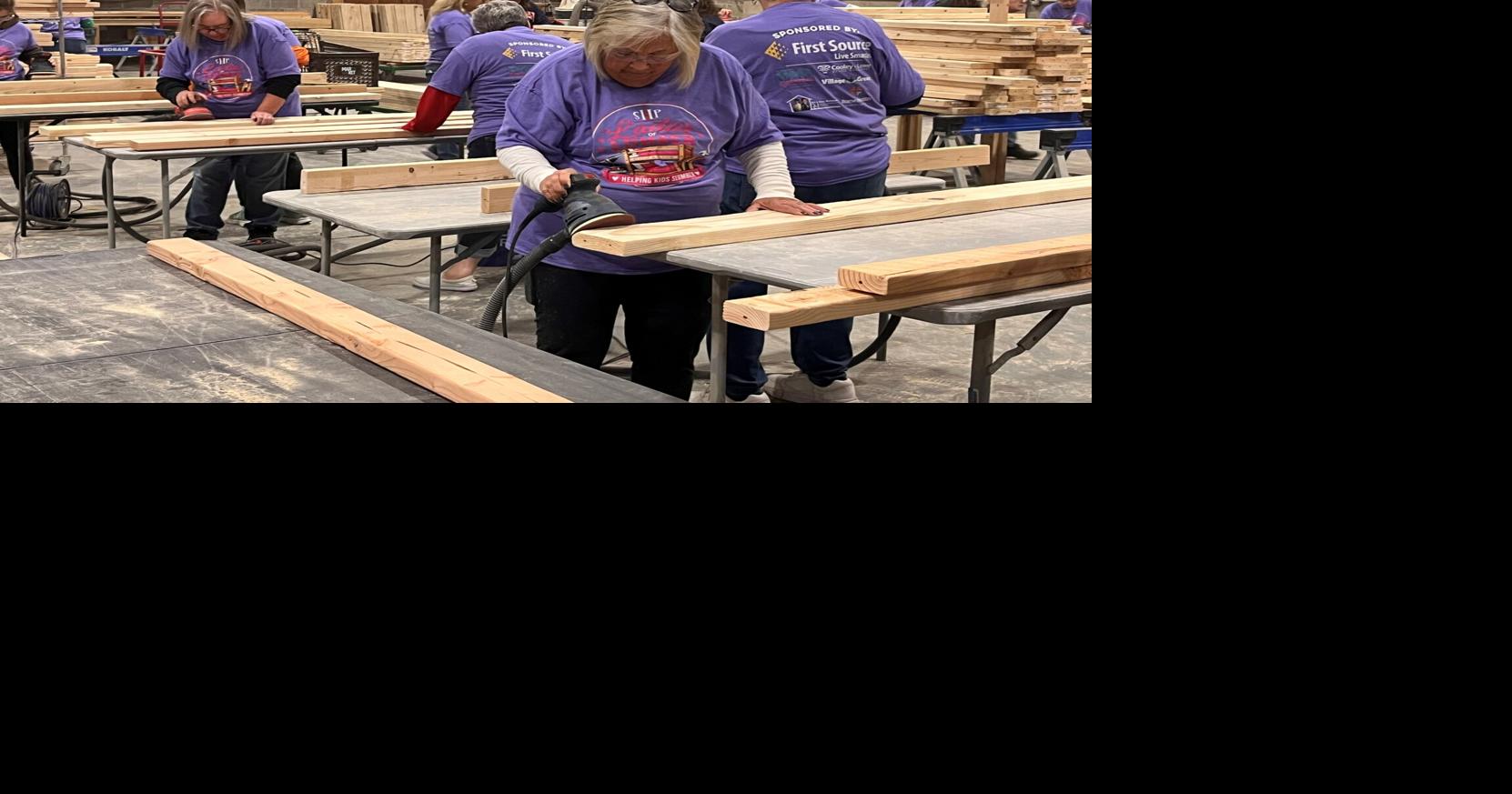 Over 40 Beds Built by Mohawk Valley Women for Kids in Need