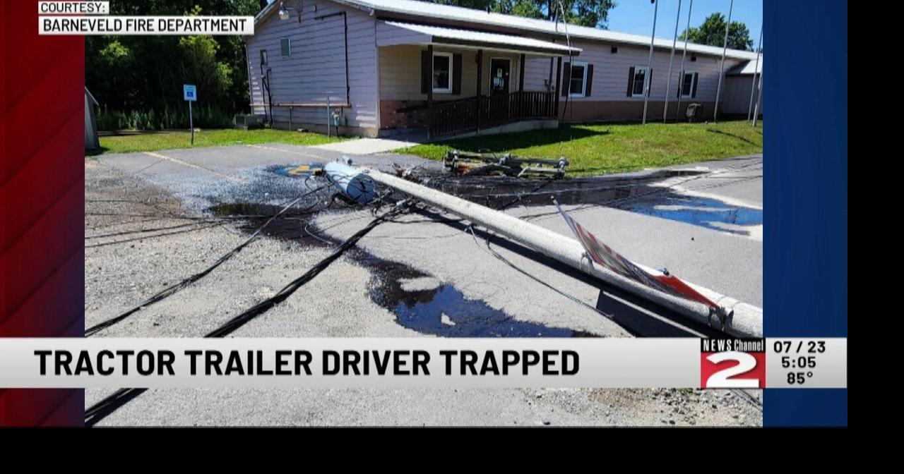 Tractor-Trailer Driver Trapped in Holland Patent Crash | News | wktv.com