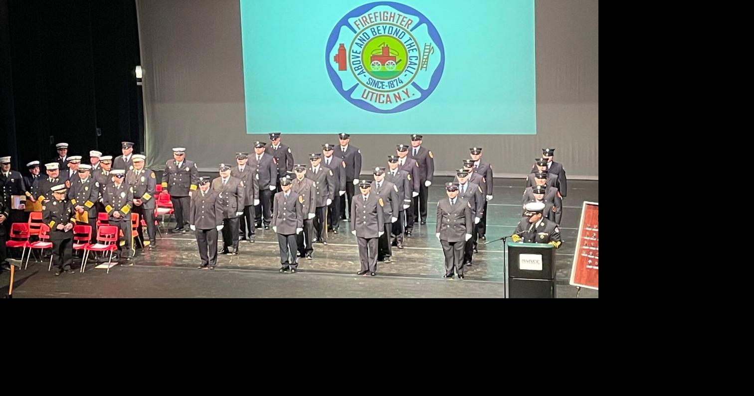 23 new firefighters graduate from Utica Fire Academy Local