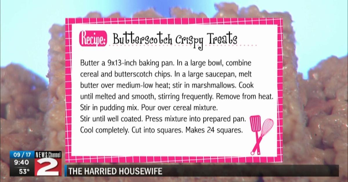 Harried Example Harried Housewife: Butterscotch Crispy Treats | Community | wktv.com