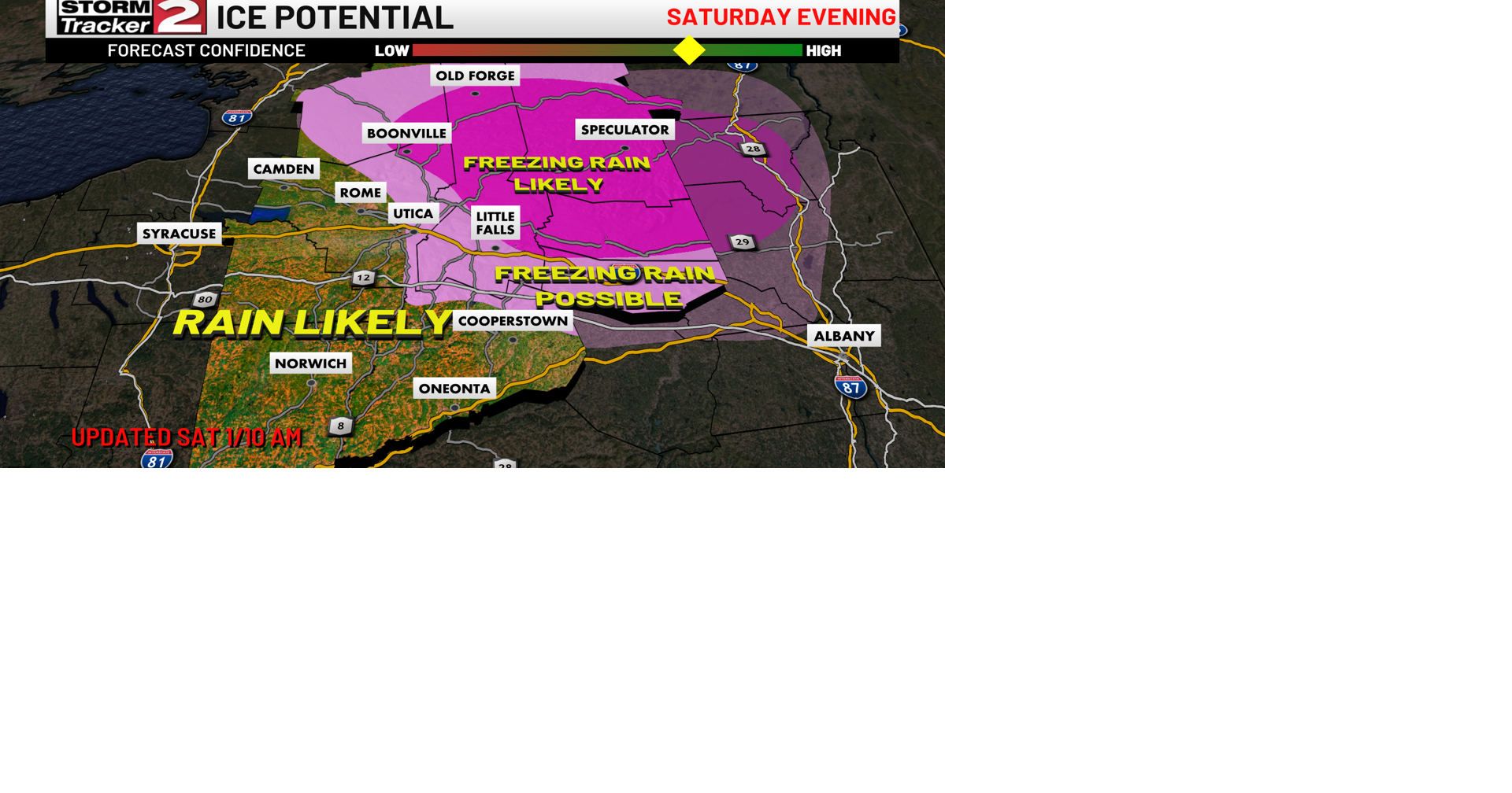 Areas Of Freezing Rain Will Create Slick Travel This Evening | News ...