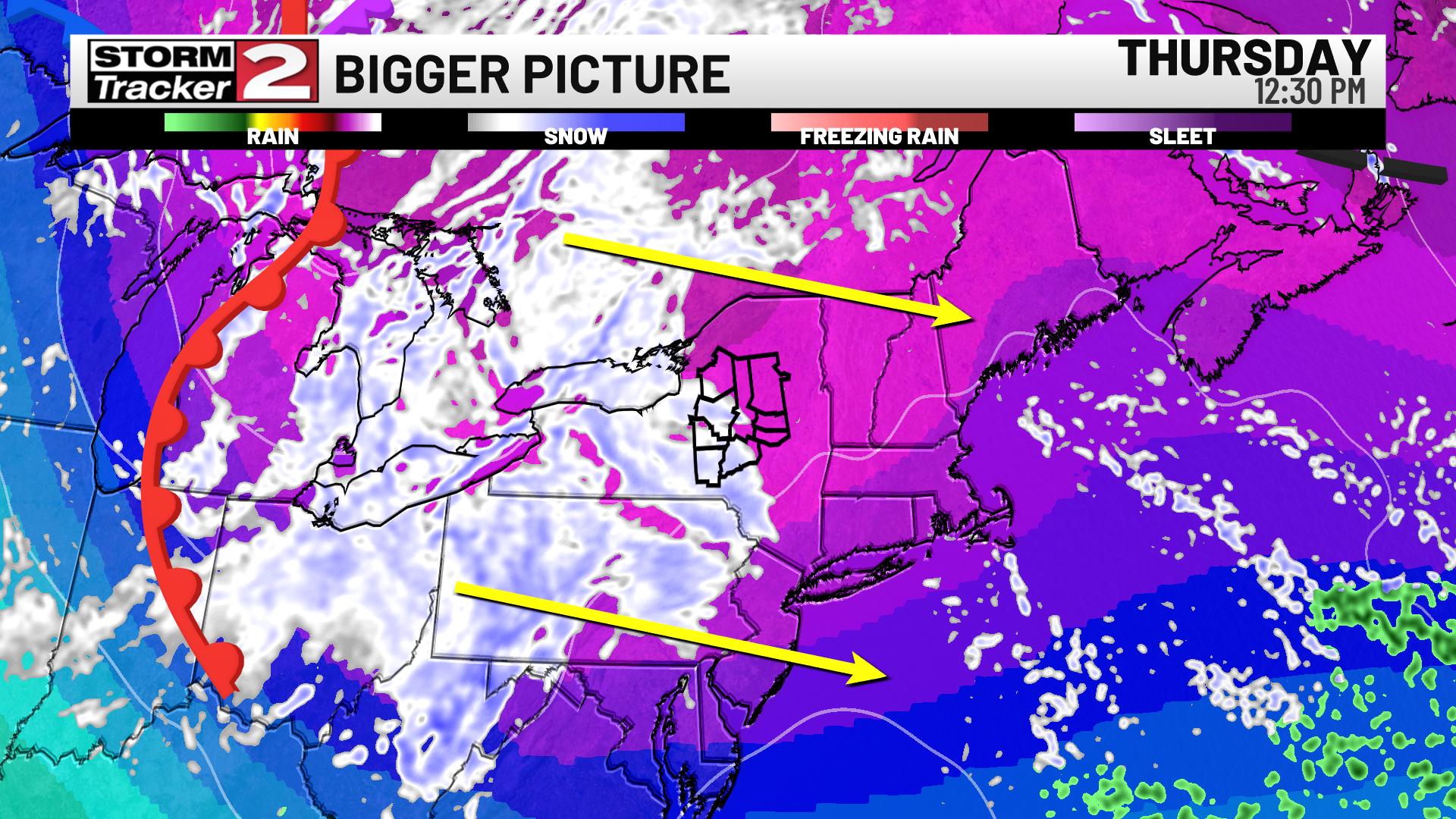 Quieter Weather Today, Brief Thaw and Arctic Blast Looking Ahead | Top ...