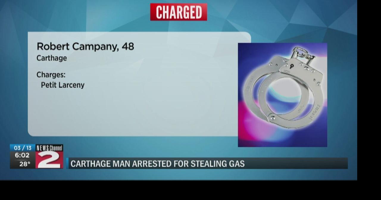 Carthage man arrested for not paying for gas News