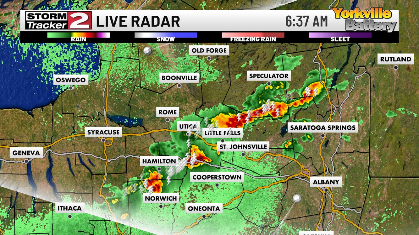 Tuesday Forecast Morning Storms Ending, Storms Return Later Top