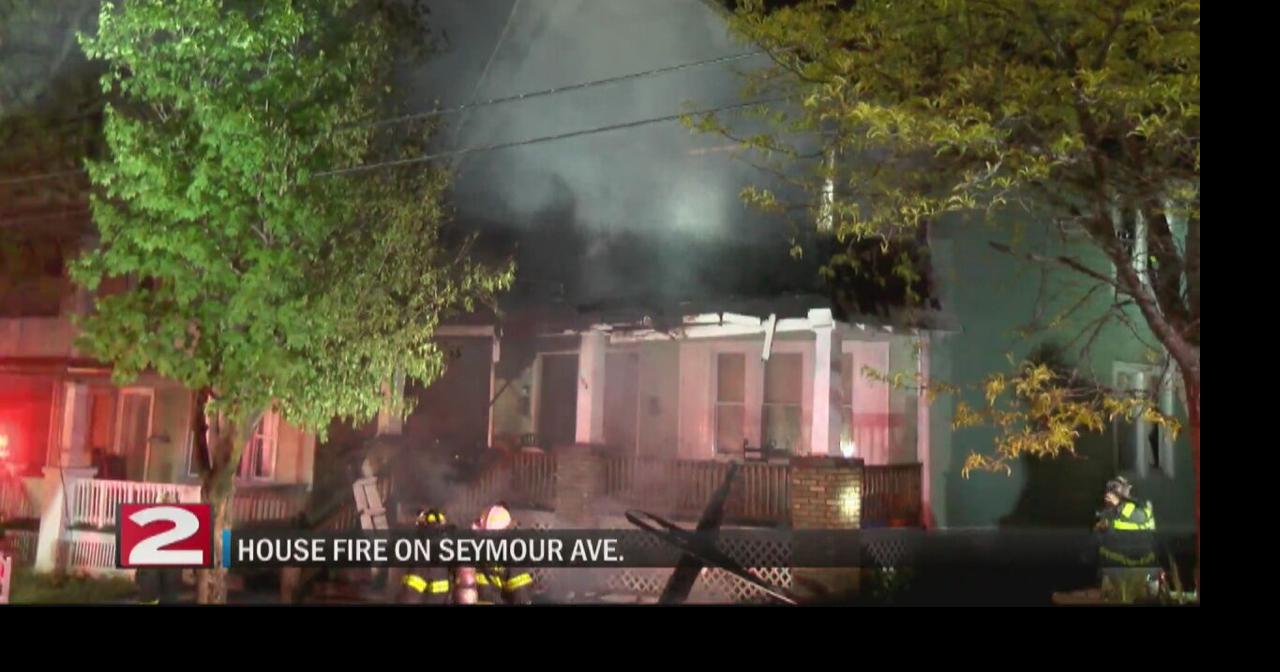 Utica firefighters battle blaze on Seymour Avenue; 7 now homeless