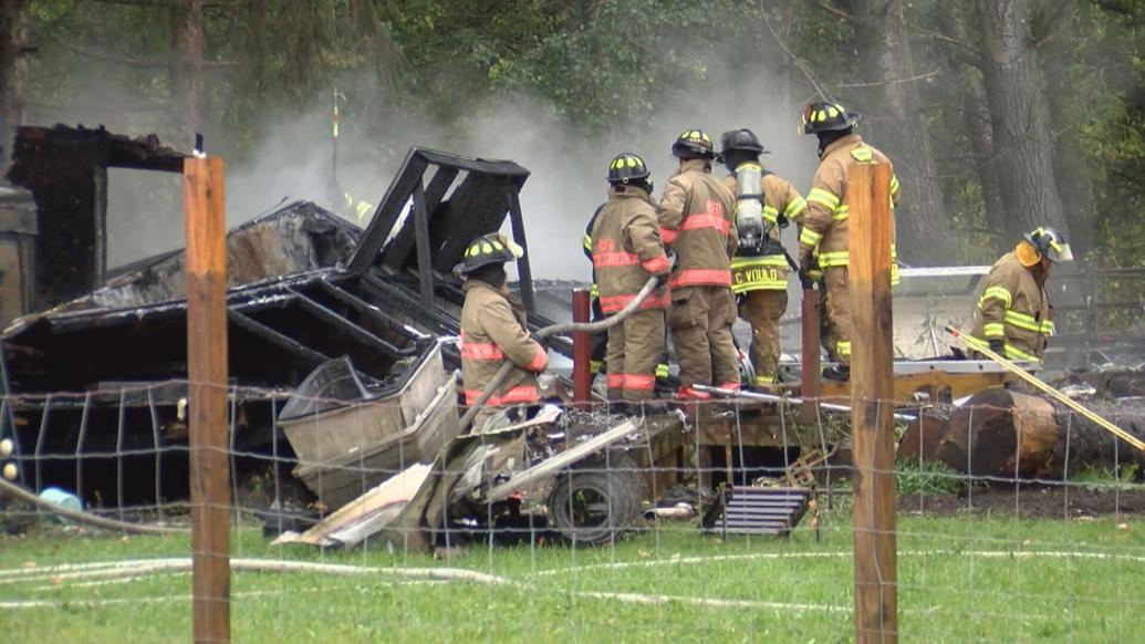 Trailer Destroyed in Richfield Springs Fire News