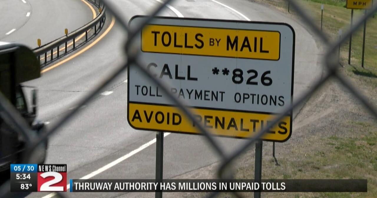 Thruway Authority has Millions in unpaid tolls
