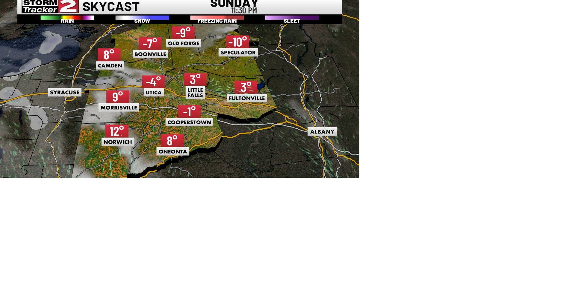 A Frigid Evening And Night Ahead, Cold But Calm Start To The Work Week ...