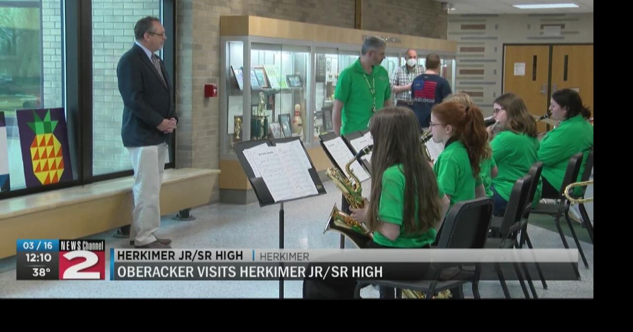 Oberacker stops by Herkimer school to celebrate Youth Art Month ...