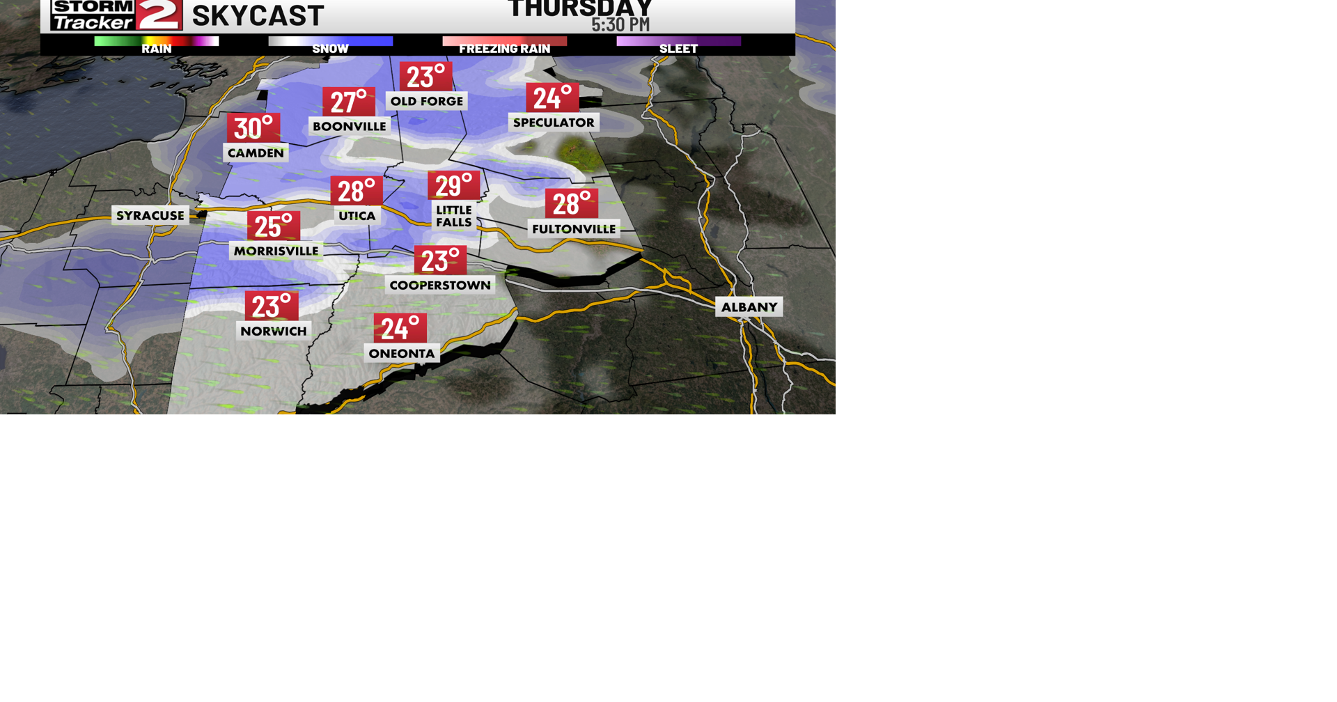 Thursday Forecast: Watch Out for Snow Squalls This Evening | Top ...