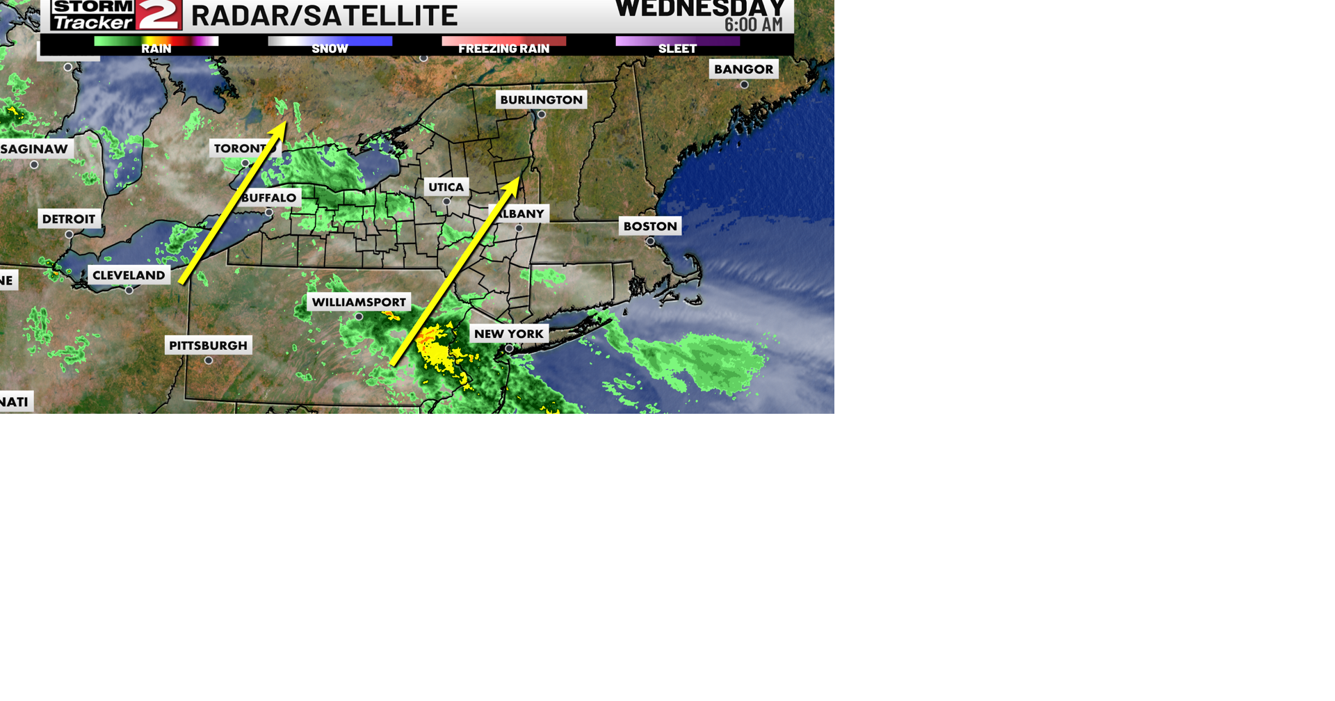 Slightly Cooler This Wednesday, With Pockets of Rain | Top Stories ...
