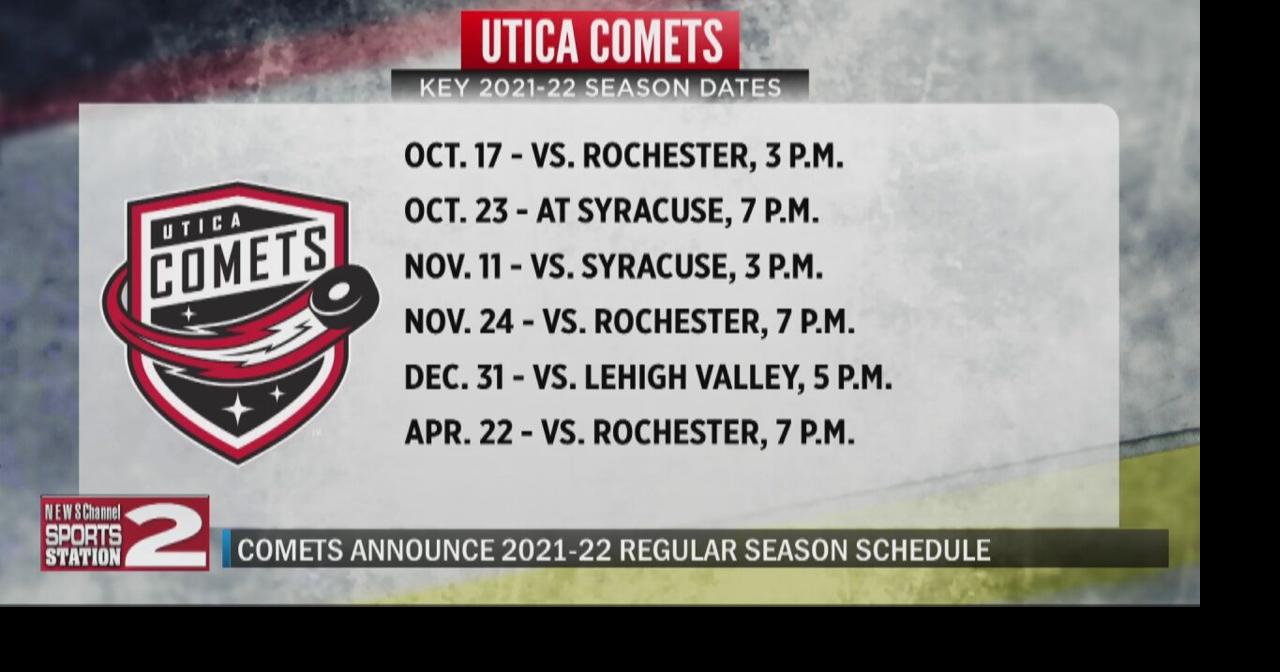 Utica Comets' 2021 schedule heavily features rivals Syracuse